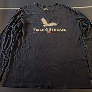 Field & Stream Men’s Long Sleeve T-Shirt Navy Blue